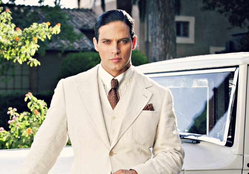 Man in White Suit — Serious, Afternoon