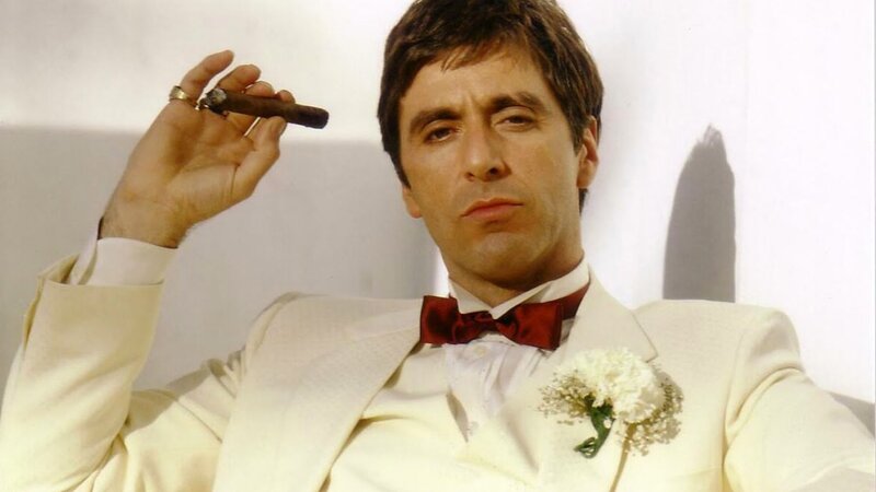 Man in White Suit — Serious, Photograph