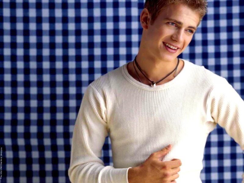 man in white sweater