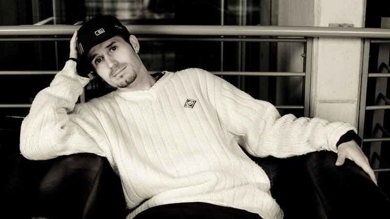 Man in White Sweater — Black, Relaxed