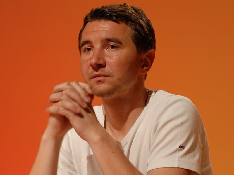 man in white t-shirt