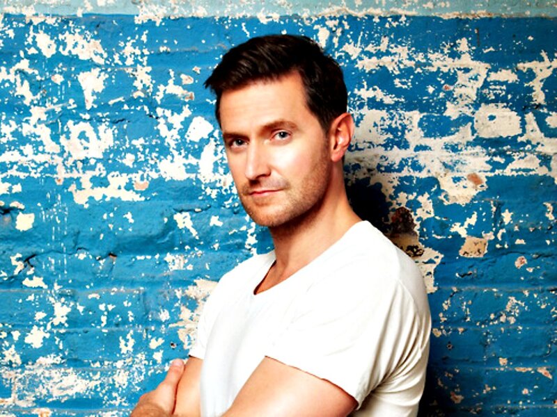 Man in White T-shirt — Blue, Neutral