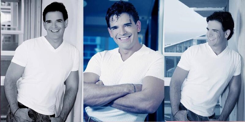 Man in White T-shirt — Confident, Photograph