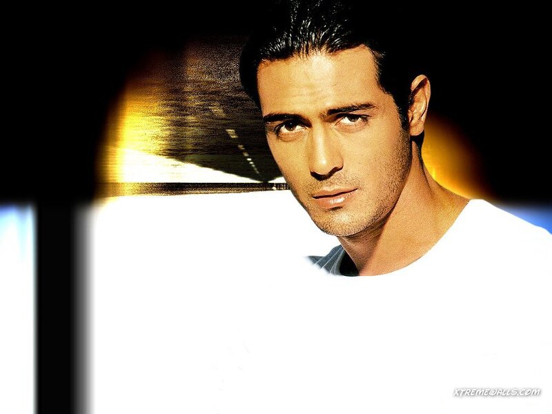 Man in White T-shirt — Dramatic, Photograph