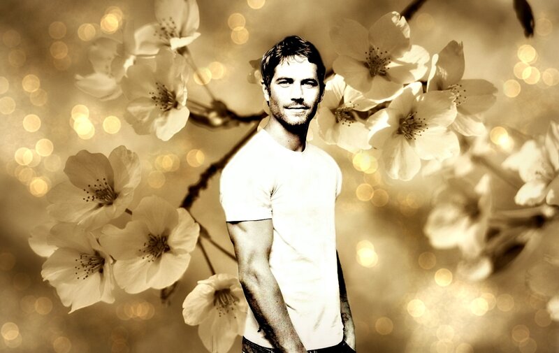 Man in White T-shirt — Sepia
