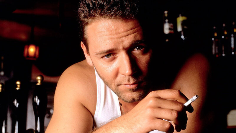 Man in White Tank Top — Black, Dramatic, Night, Photograph