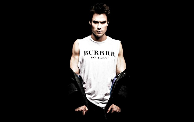Man in White Tank Top — Black, Dramatic, Photograph, Black Jacket