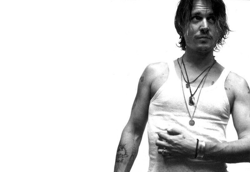 Man in White Tank Top — Black, Neutral
