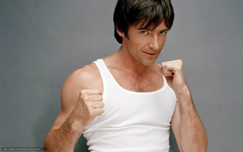 Man in White Tank Top — Confident, Photograph