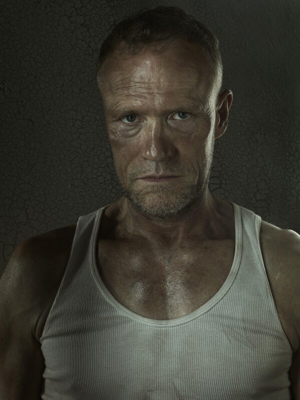 Man in White Tank Top — Gray