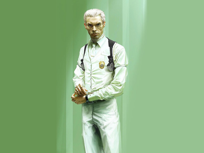 man in white uniform