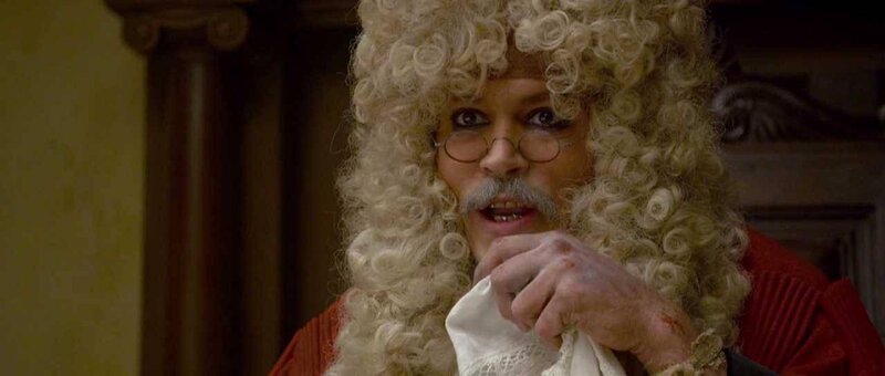 Man in Wig and Glasses