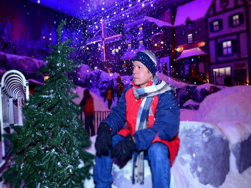 Man in Winter Clothes