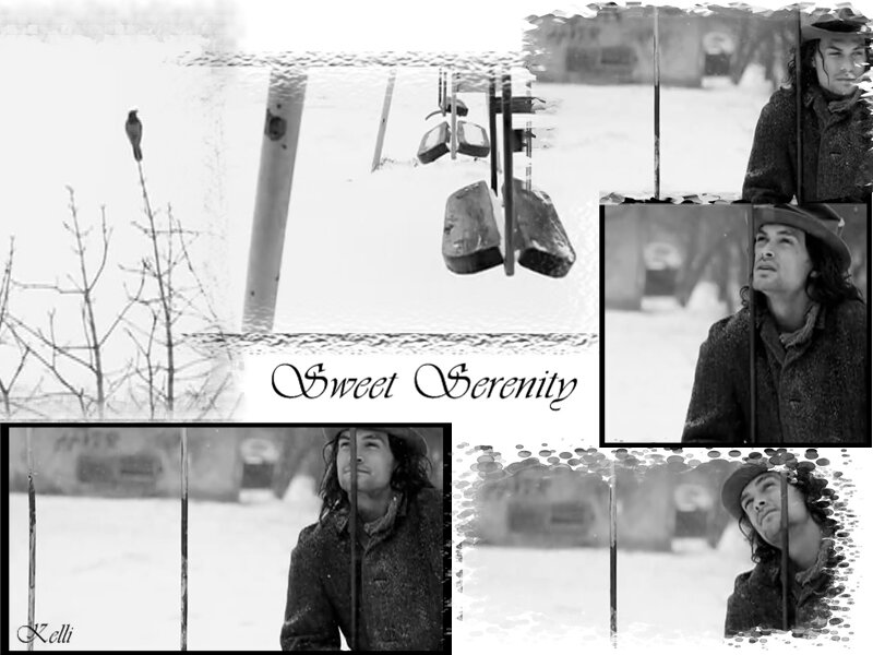 Man in Winter Coat — Black