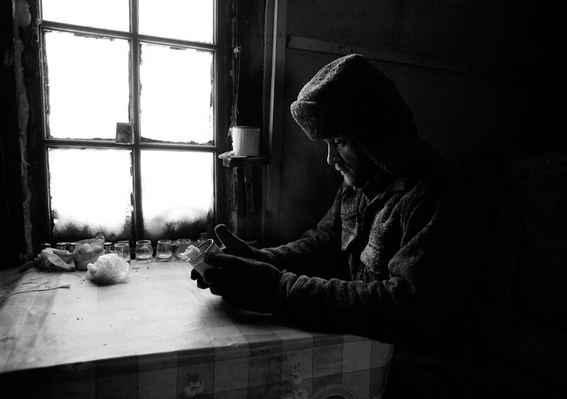 Man in Winter Hat