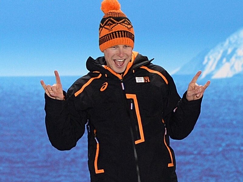 Man in Winter Jacket — Black, Joyful
