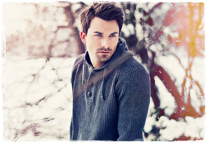 Man in Winter Sweater