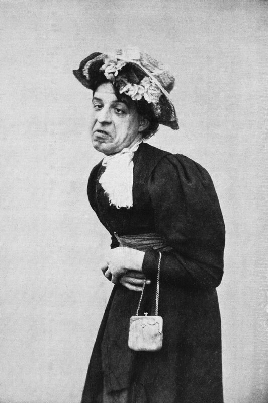 Man in woman's costume