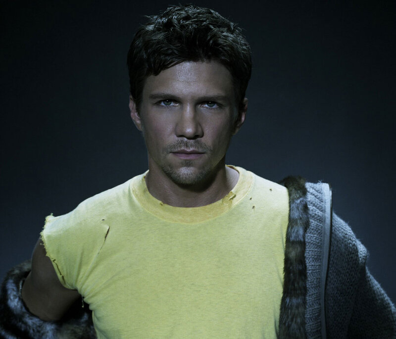 man in yellow shirt