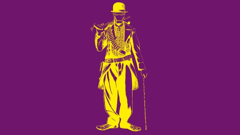 Man in Yellow Suit — Dramatic, Illustration, Hat