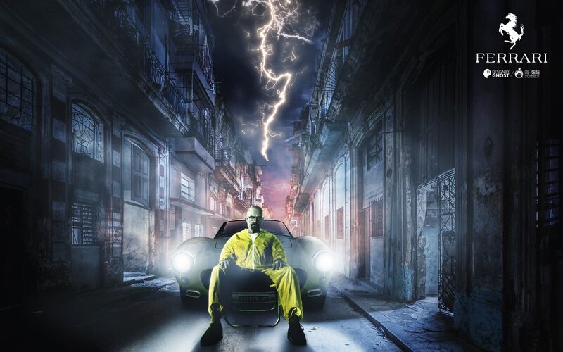 Man in Yellow Suit — Dramatic, Night