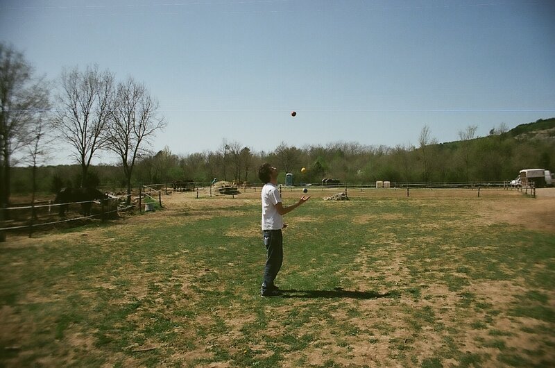 Man Juggling Balls