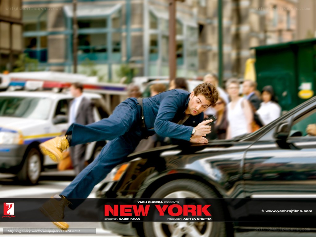 Man jumping over car in New York