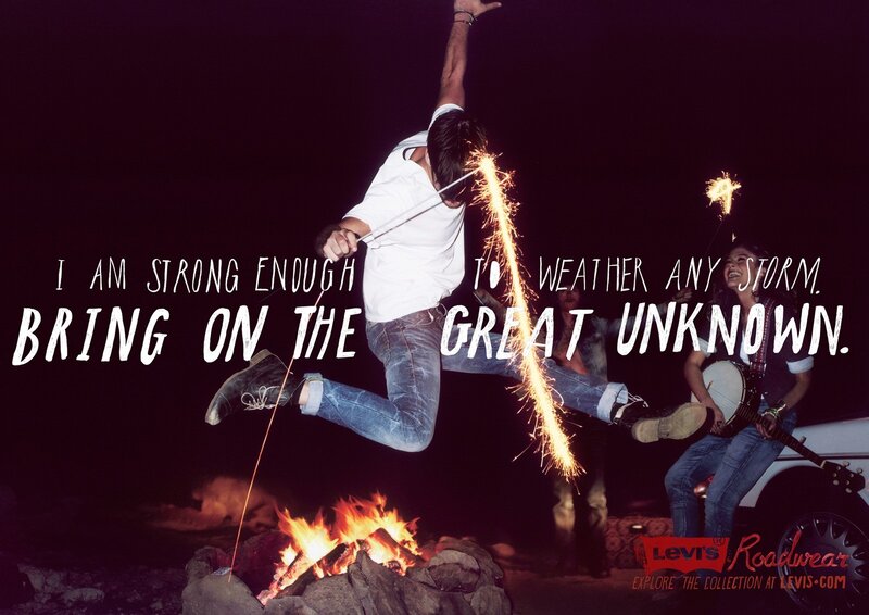 Man Jumping with Sparkler