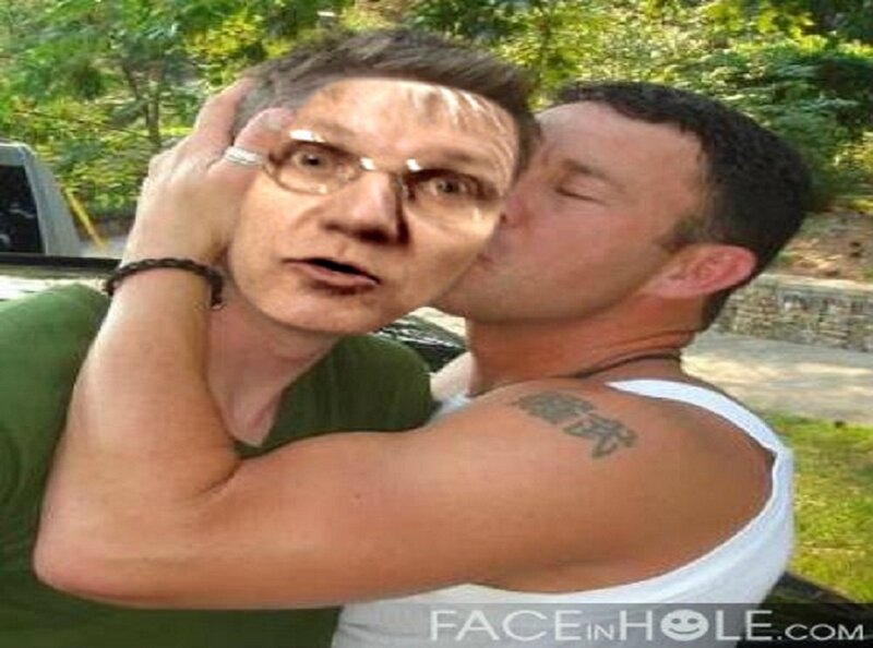 Man Kissing Another Man