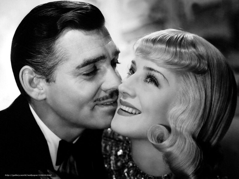 Man Kissing Woman — Black