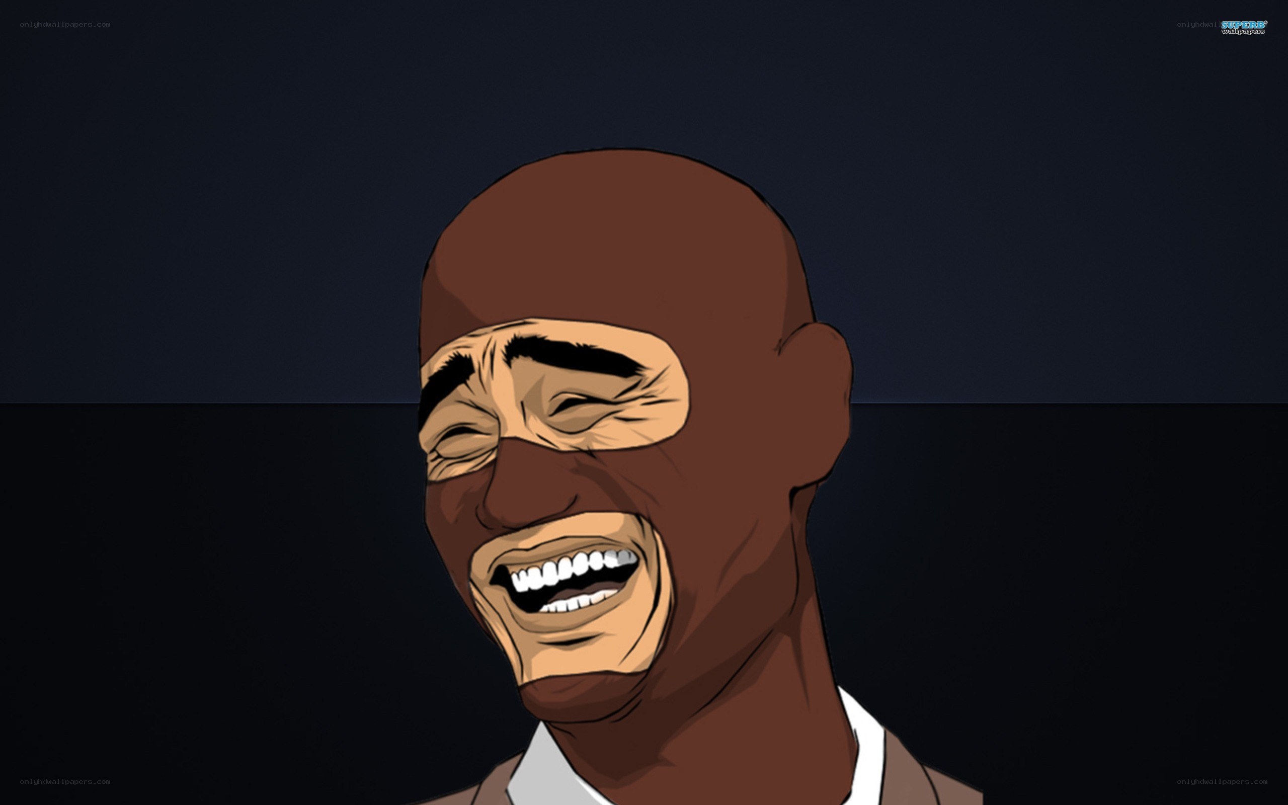 man laughing cartoon