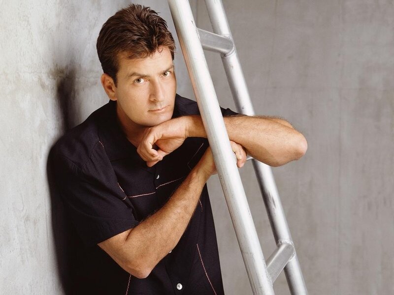 Man Leaning on Ladder