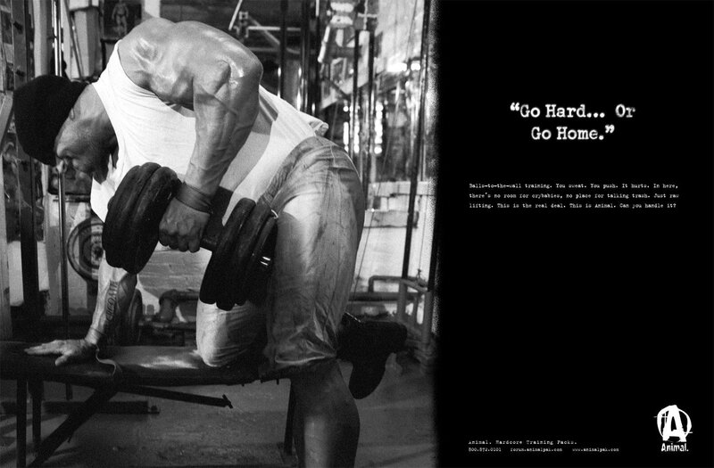 Man Lifting Weights — Black