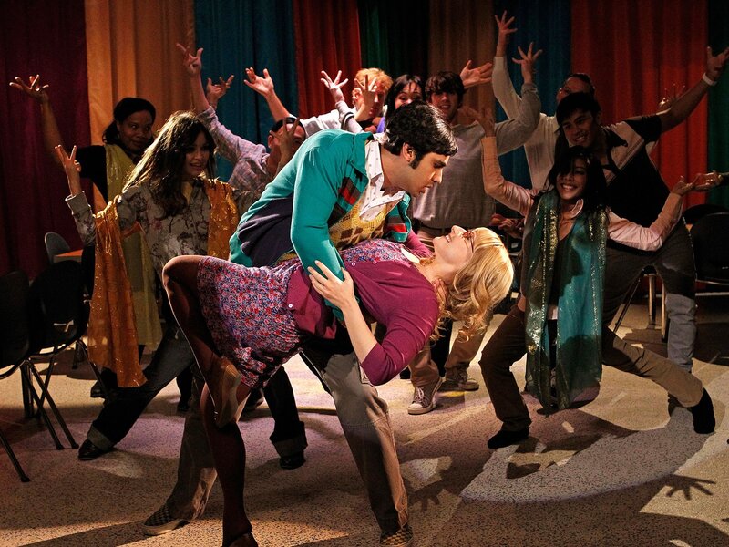 Man Lifting Woman in Dance