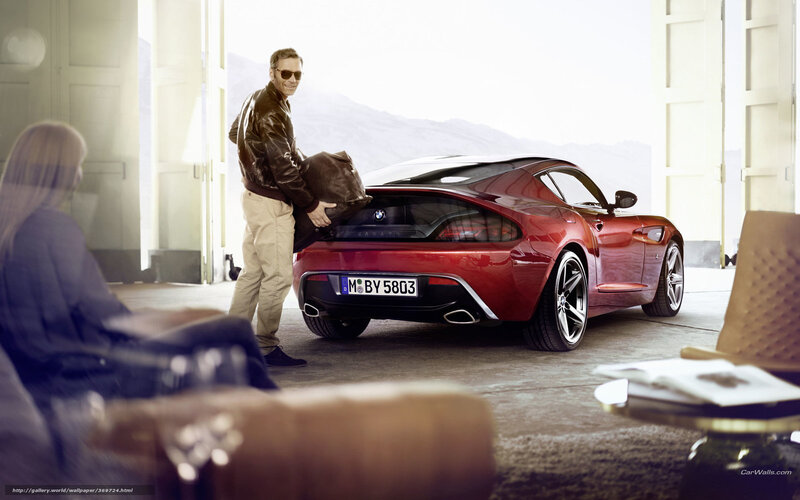 Man Loading Car Trunk — Red