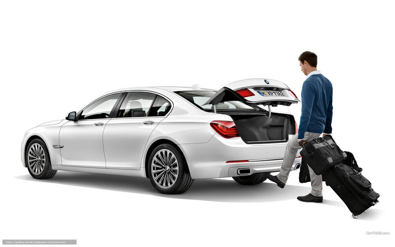 man loading luggage into car
