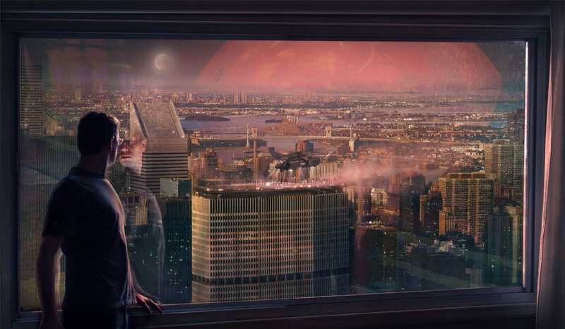 Man Looking at City
