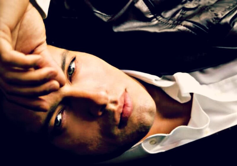 Man Lying on Back — Black, Dramatic