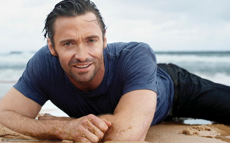 Man Lying on Beach — Blue, Relaxed, Afternoon