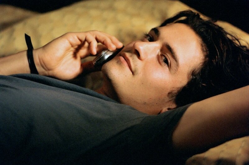 Man Lying on Bed — Black