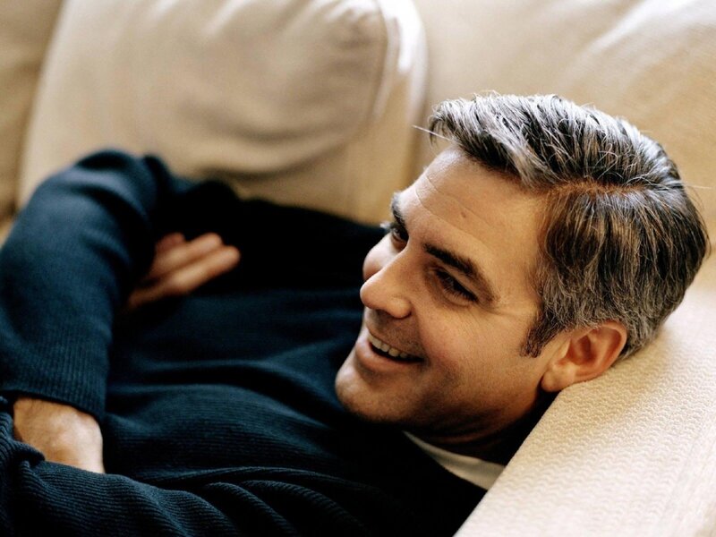 Man Lying on Couch — Beige