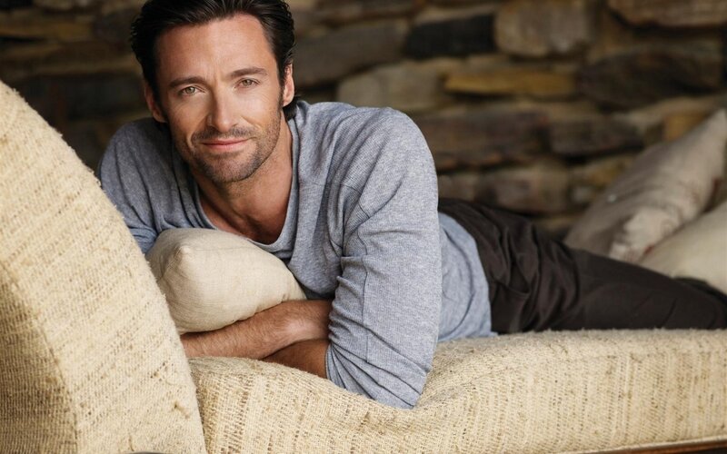 Man Lying on Couch — Gray