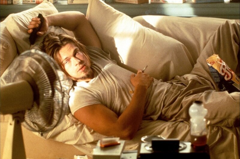Man Lying on Couch