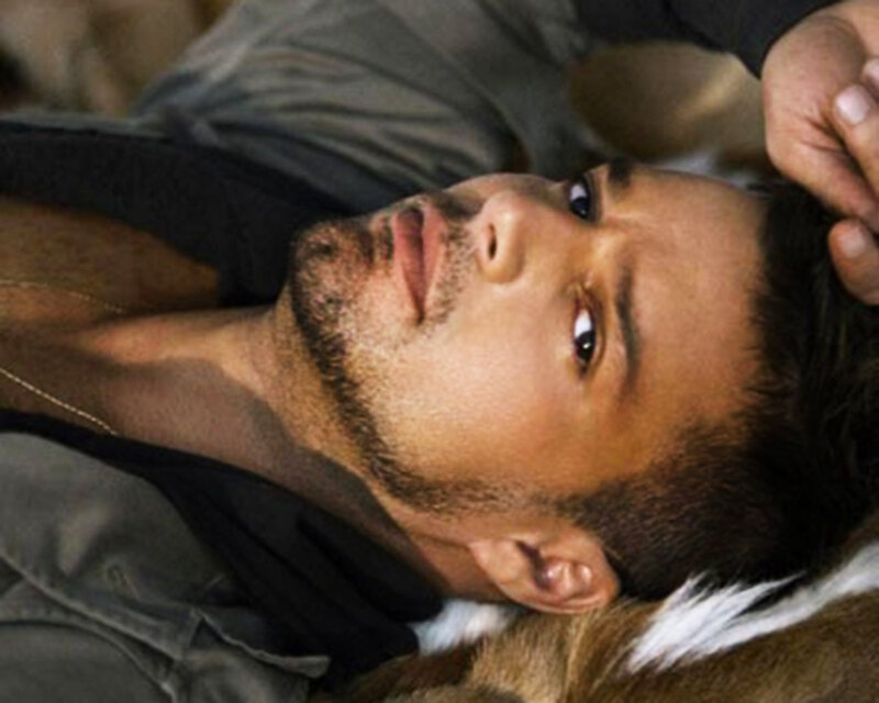 Man Lying on Fur