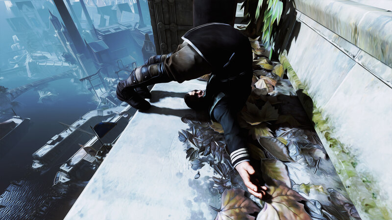 Man Lying on Ground — Blue, Dramatic