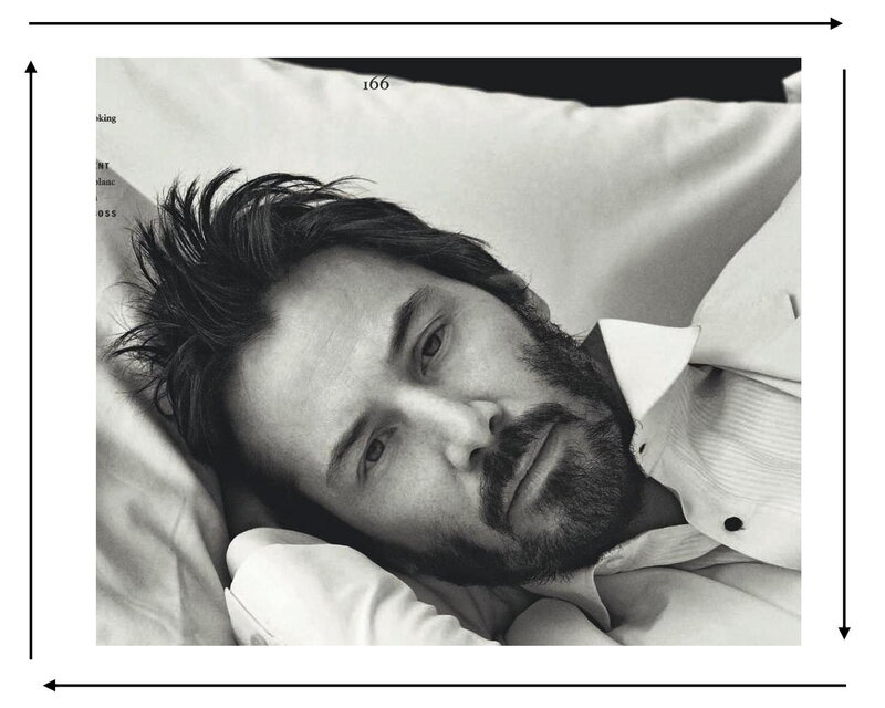 Man Lying on Pillow