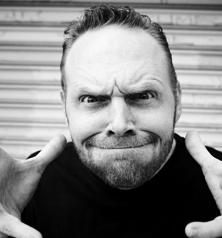 man making a funny face