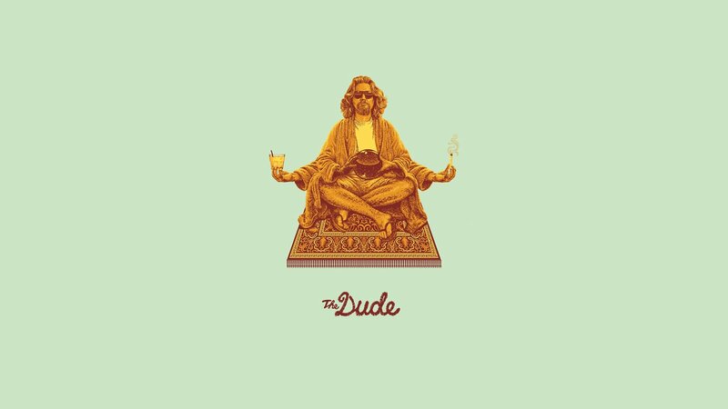 Man Meditating on Rug
