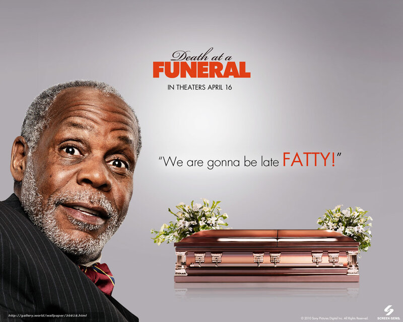 Man Next to Coffin