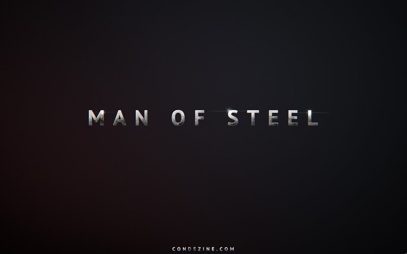 Man of Steel title card